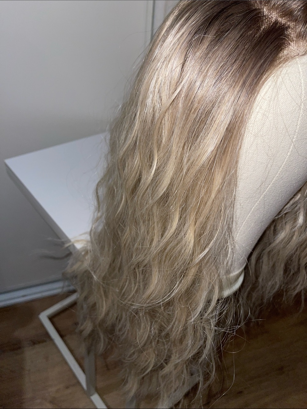 Futura Synthetic Lace Front Wig – Natural Soft Baby Blonde- 21"